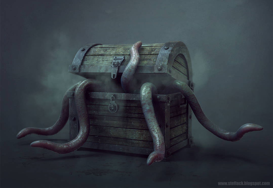 Hand Control Chest Exploding Creature Chest by x-ste-x on DeviantArt
