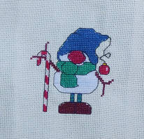 Gandalf Snowman (Cross Stitch)