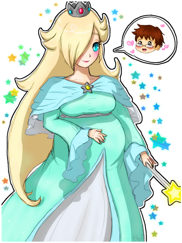 Pregnant Rosalina by TropicalSnowflake on DeviantArt.