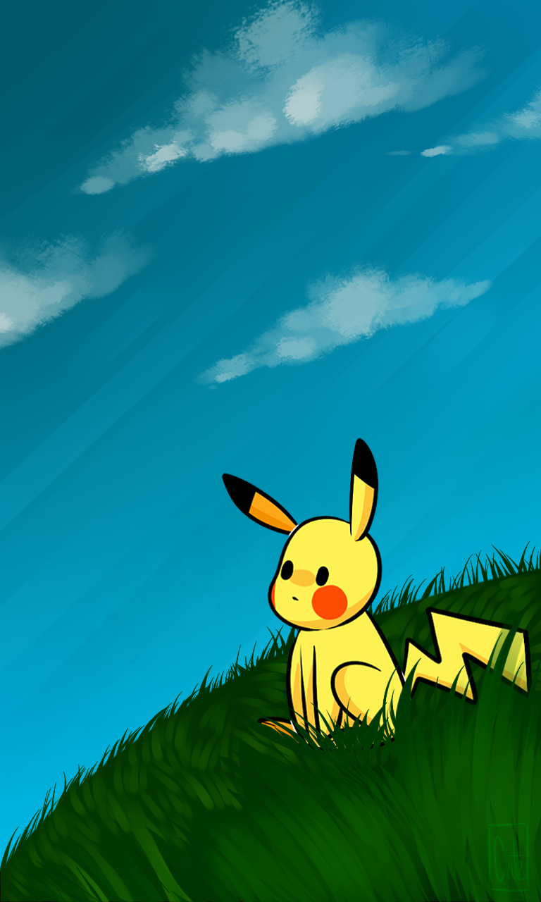 Cell phone wallpaper- Pikachu