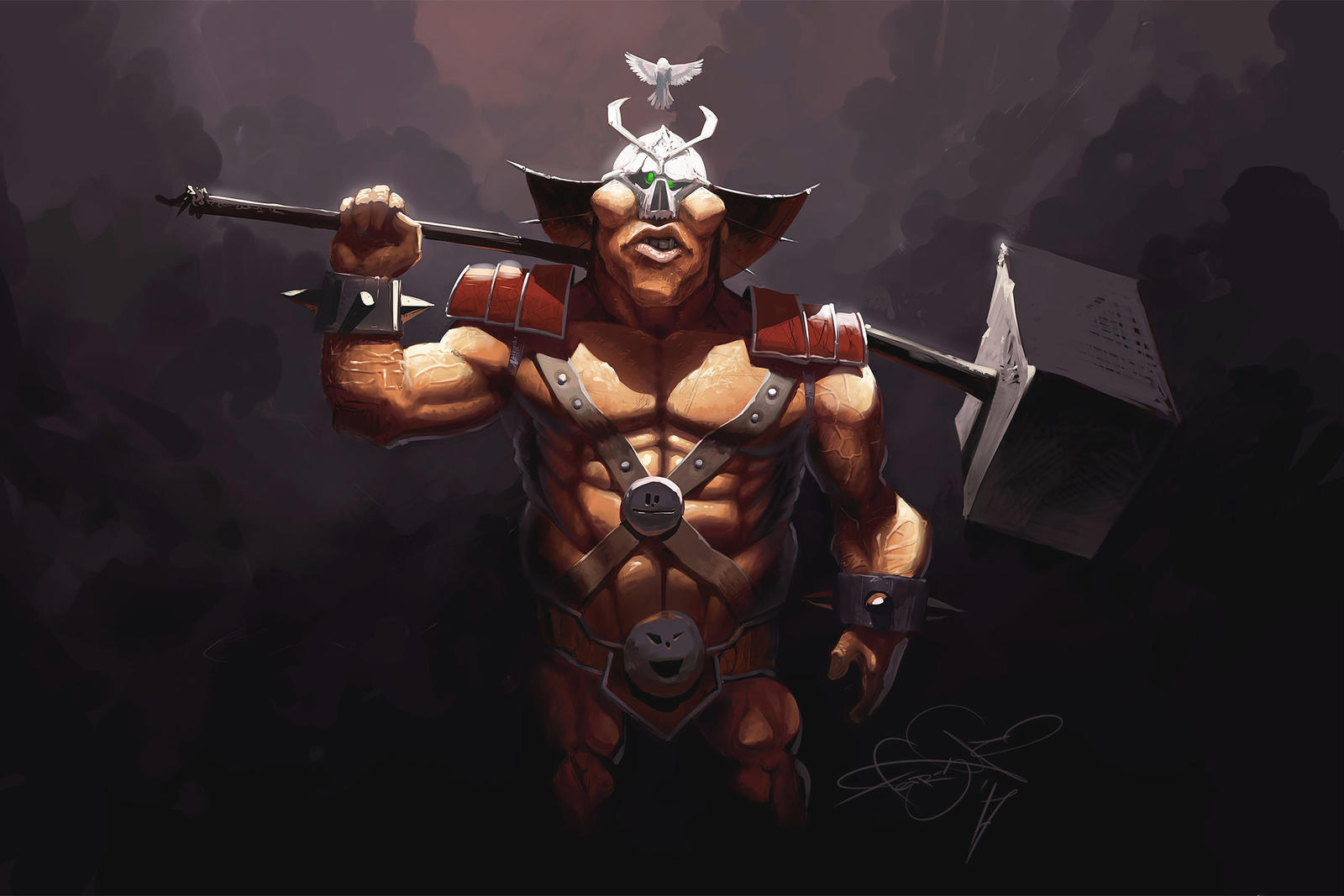 MK Art Tribute: Shao Kahn from MK 9