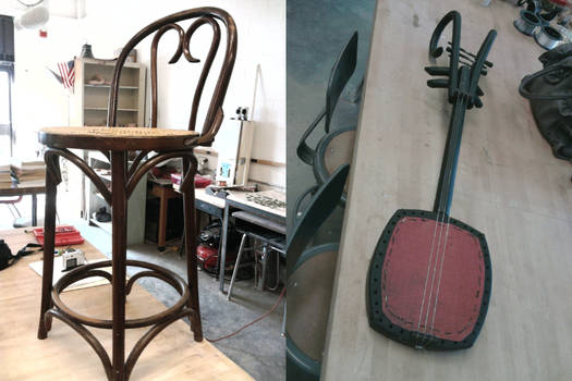 Before + After, chair to instrument