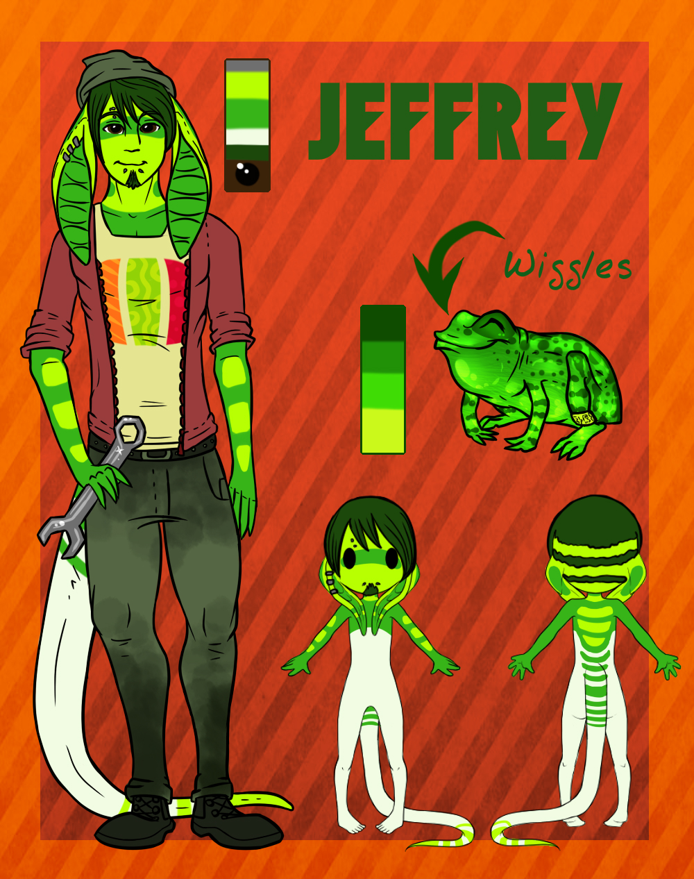 Jeff ref sheet (human form) - 2015