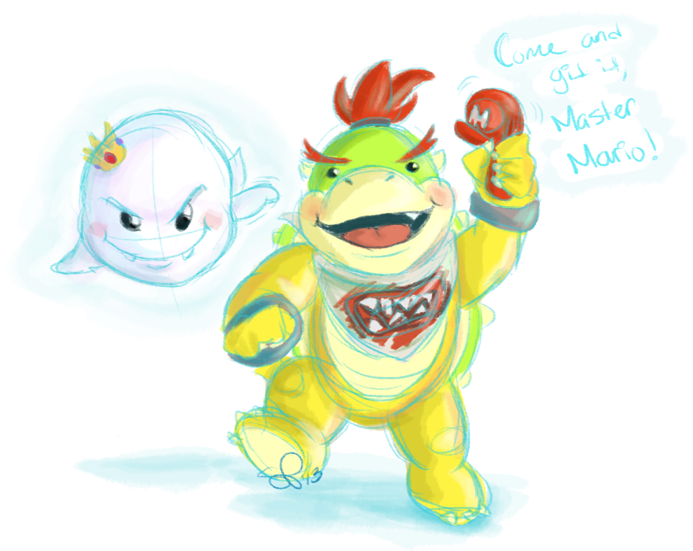 come and git it, master mario 100513 by SaraPlutonium