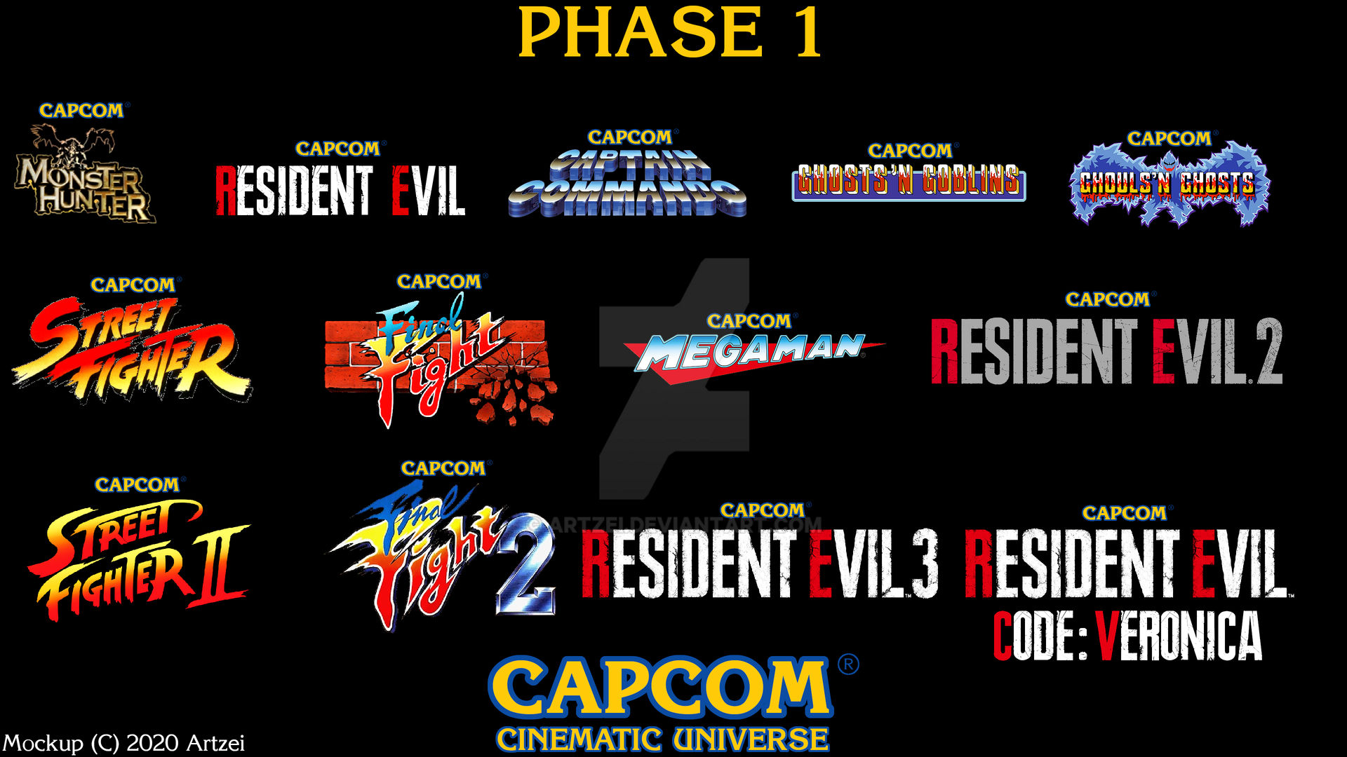 Capcom Cinematic Universe mockup 1 by Artzei on DeviantArt