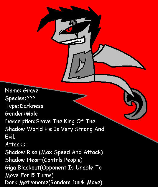 Grave Rizzless Grave's New Look by charizardrulez on DeviantArt