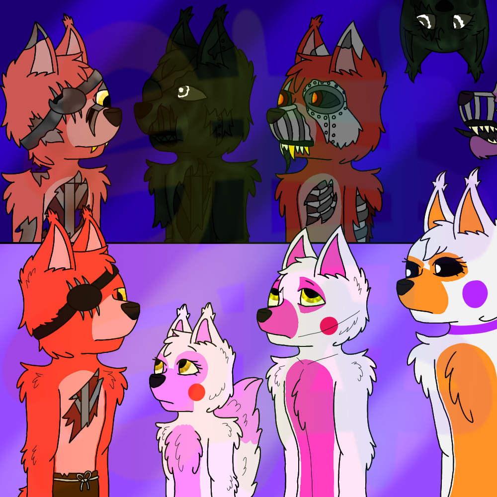 FNAF Anime Characters (Foxy) by CreepypastaFreak17 on DeviantArt