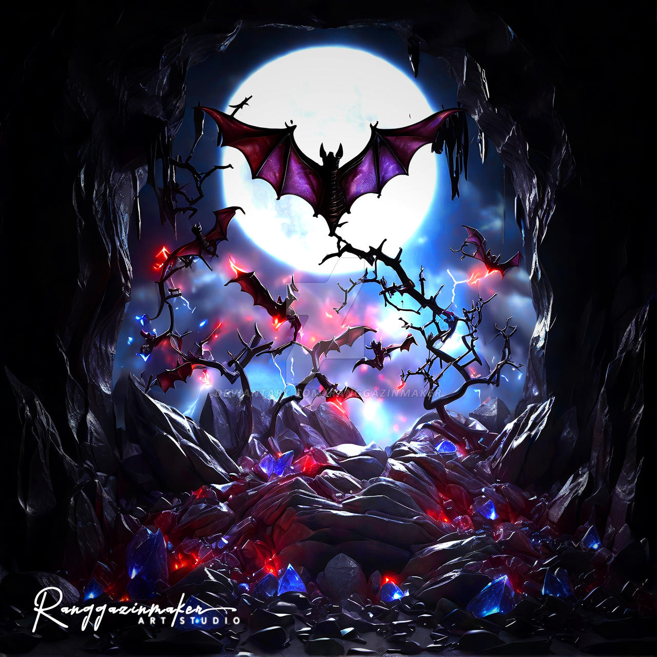 Bat Core Monster Adoptable - Bat Core by RanggazinMaker on DeviantArt