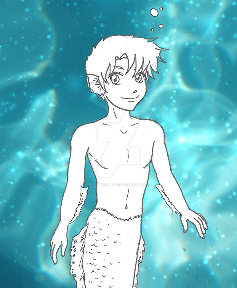 Merboy Wrapped The Little Merboy , Urchin – RATQQ