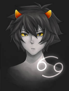 Coloring Practice- Karkat Vantas