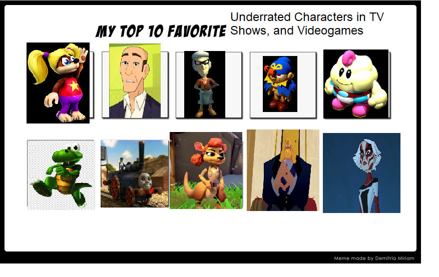 My Top 10 Favourite Video Games of All Time Meme by Kostyurik on DeviantArt