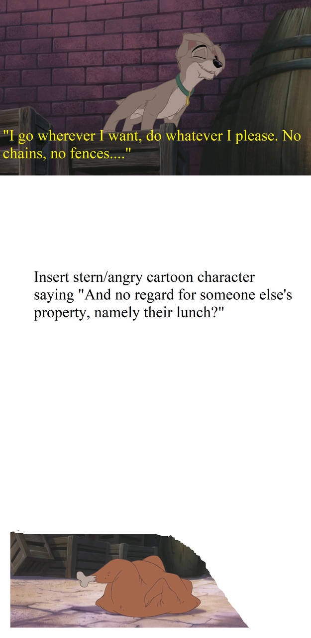 No Regard For Someone Else's Lunch meme by Neverlander123 on DeviantArt