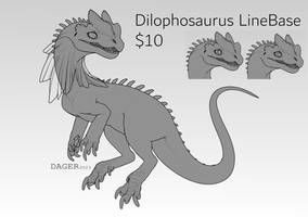 P2U Dilophosaurus line base! OPEN