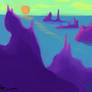 30min Background (Alien Sunset)