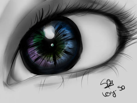 Sketch of an eye.