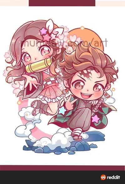 Tanjiro X Nezuko Kamado Cute Chibi By Mumeaw On DeviantArt tanjiro-x-nezuko-kamado-cute-chibi-by-mumeaw-on-deviantart