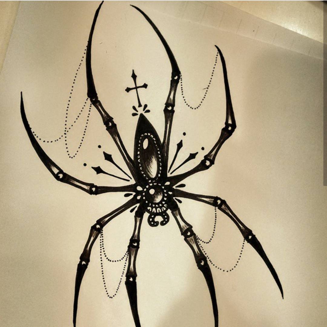 spider tattoo Project by verdesirena on DeviantArt spider tattoo Project by verdesirena on DeviantArt
