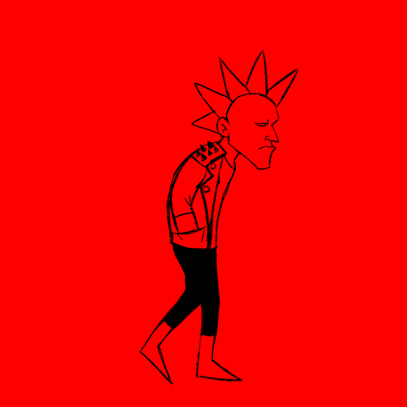 Punk walking by Em78 on DeviantArt