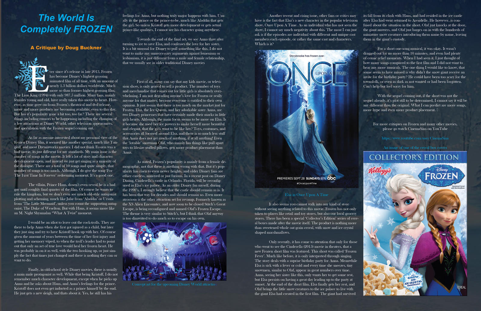 Frozen DoubleSpread Critique