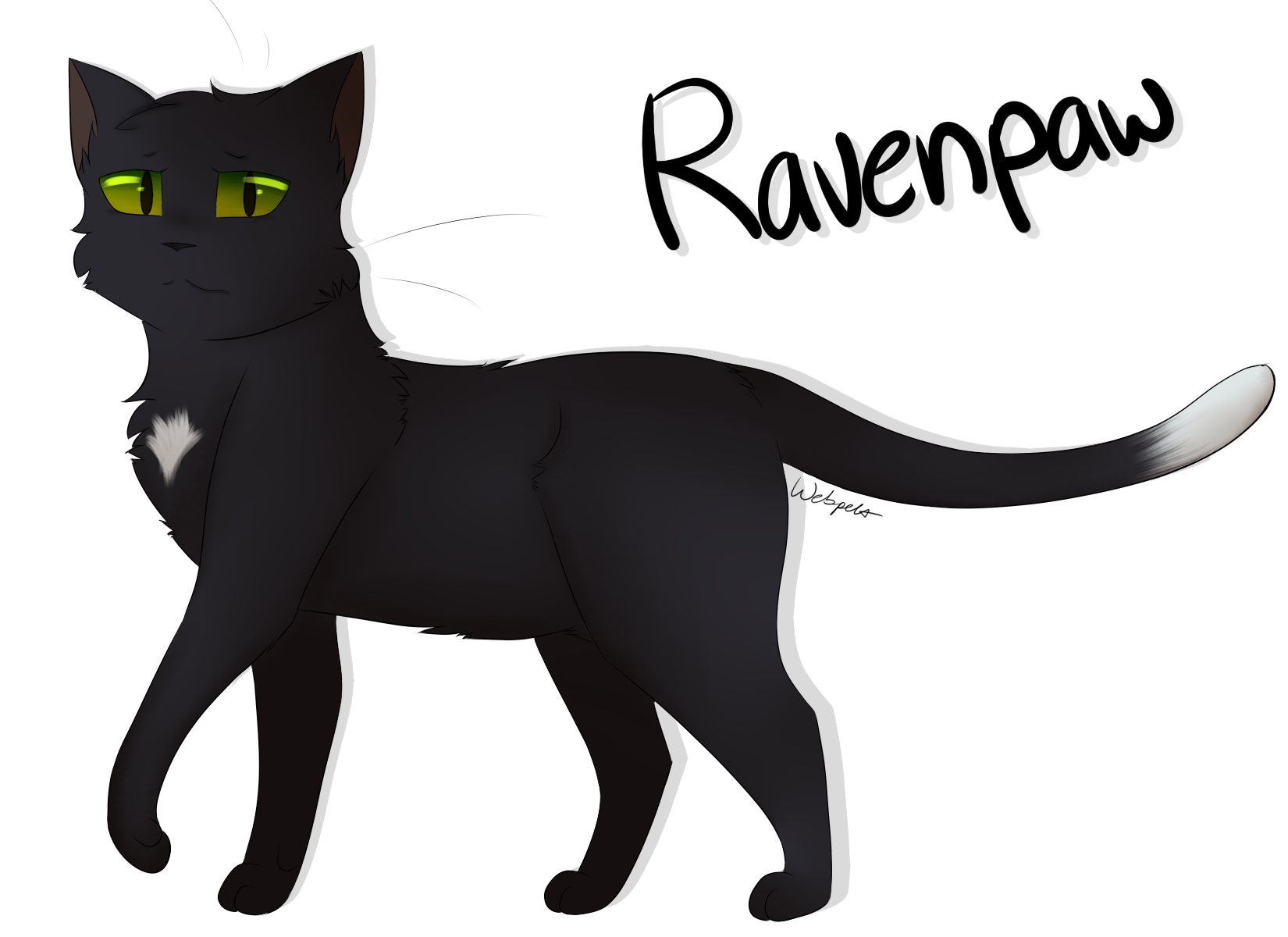 Warriors Fan-Art: Ravenpaw by Webpelt on DeviantArt