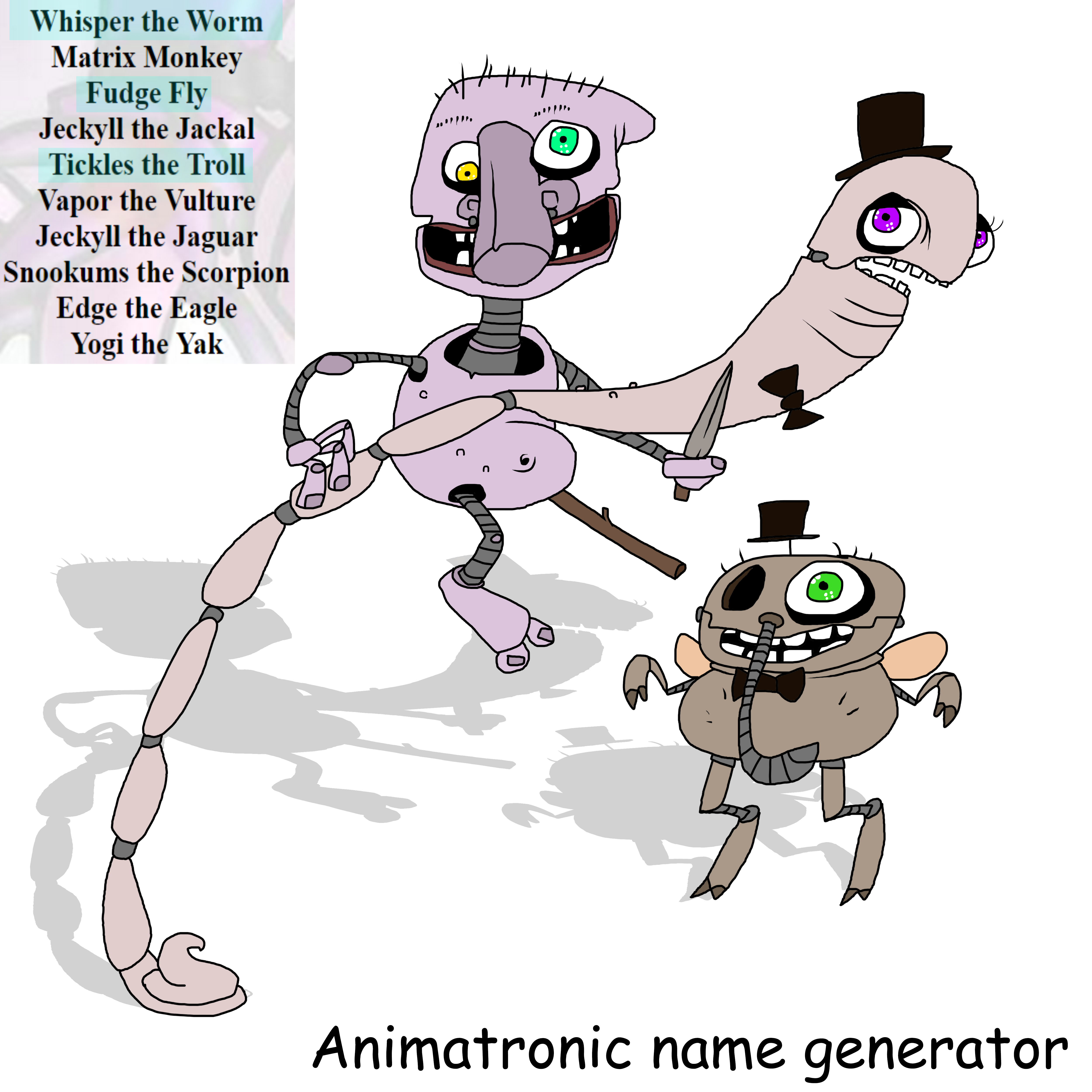 FNaF Animatronic Gen ― Perchance Generator