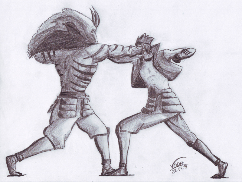 Oyakata-sama and Yukimura by Vodh