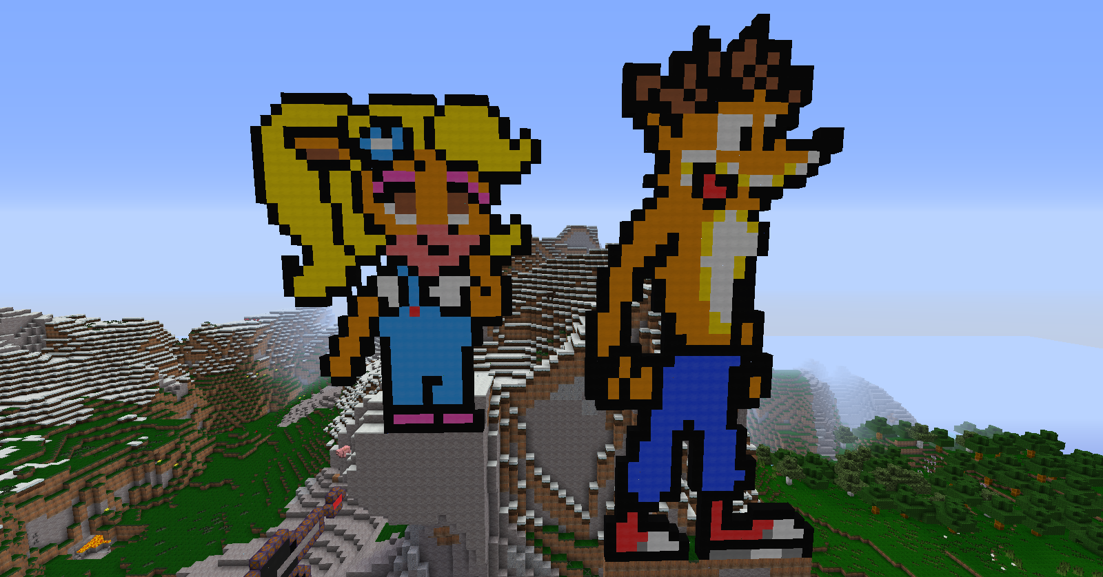 Pixel Art Crash And Coco Bandicoot By Emago60 On Deviantart Pixel Art Crash And Coco Bandicoot By Emago60 On Deviantart