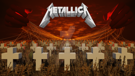 Metallica: Master of Puppets album art (fan art)