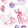 Red And Purple Doodle Dump