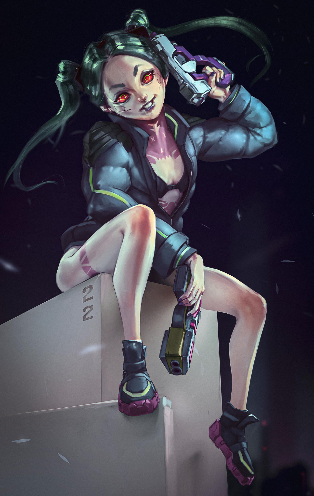 Rebecca Cyberpunk Edgerunners by deviantpheature on DeviantArt