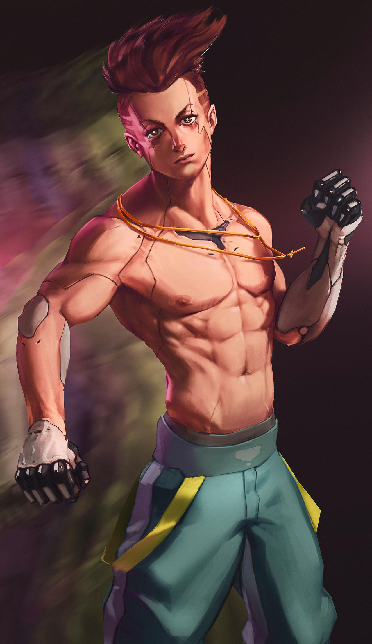 David Martinez Cyberpunk Edgerunners fanart by deviantpheature on