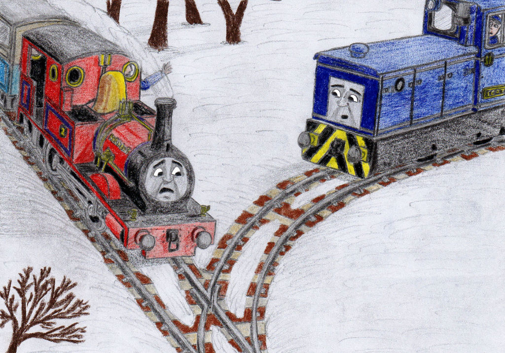 Winter Engine Deviantart ERS Illustration: 'Little Engines in the Snow' #2 by 01Salty on DeviantArt