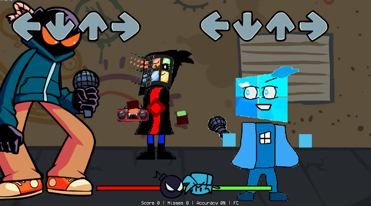 FNF with windows characters by PurpleLilacish on DeviantArt