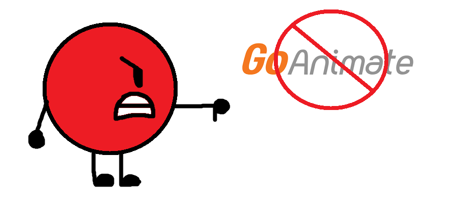 Red Goanimate Red circle hates GoAnimate by PurpleLilacish on DeviantArt