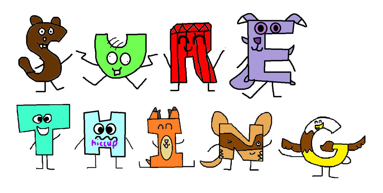 Alphabetons making words again yay by PurpleLilacish on DeviantArt