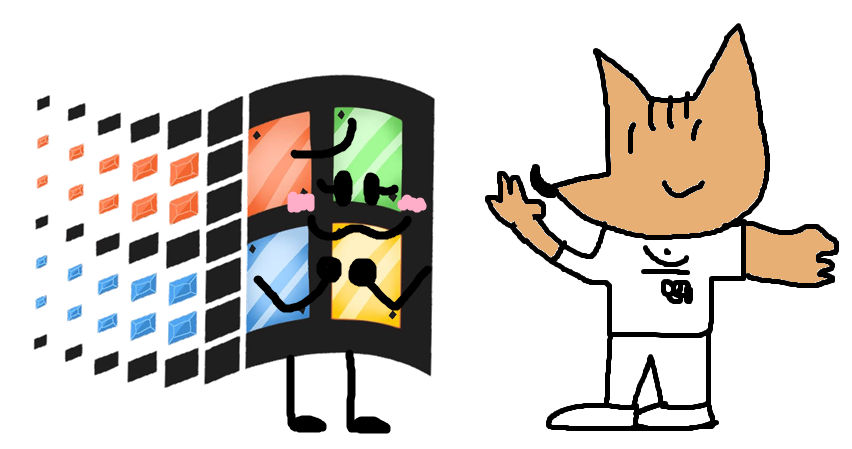 Windows 95 Diamond Edition meets her beloved by PurpleLilacish on ...