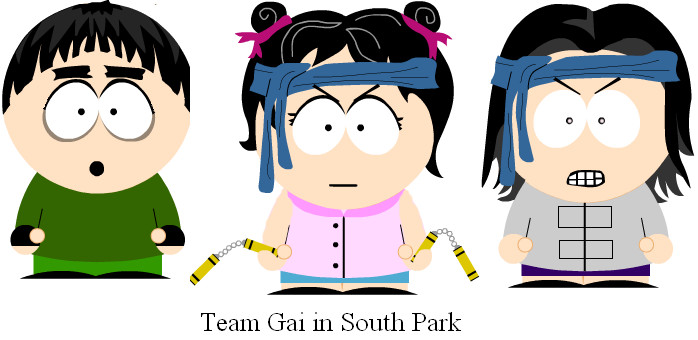 Team Gai in South Park