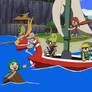 Legend of Zelda On a Boat