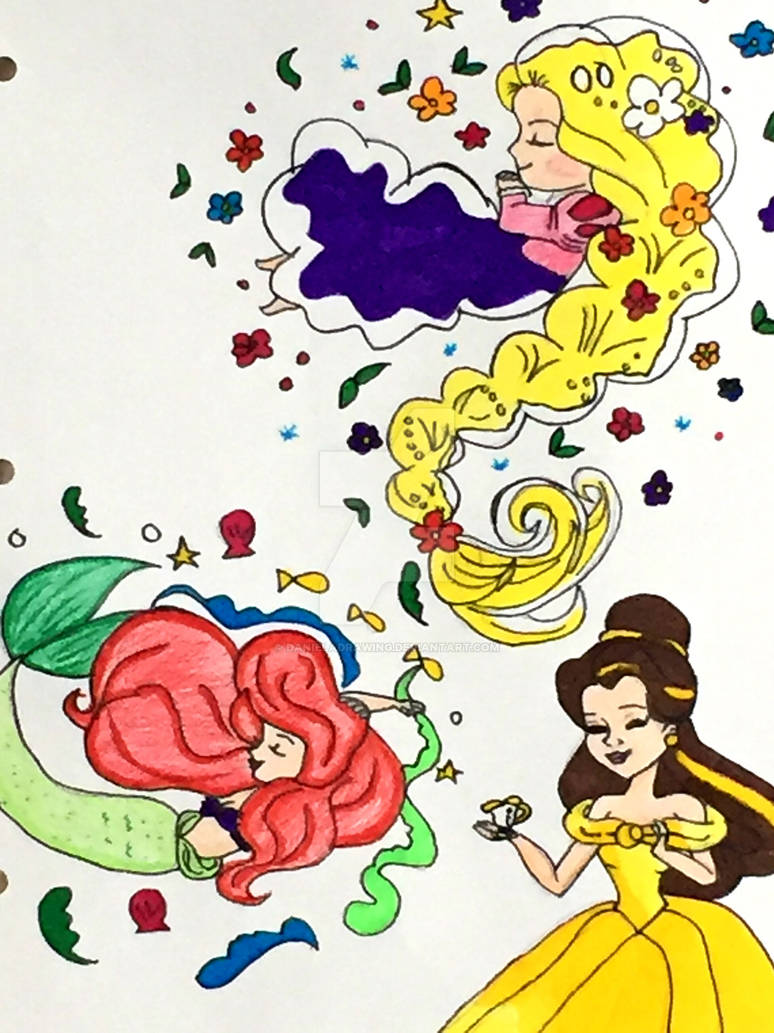 Disney princess by Danieladrawing on DeviantArt