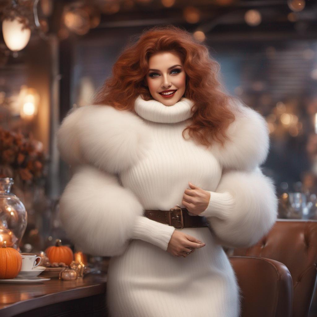 I need a fur coat that can fit over these sleeves by softkink on DeviantArt