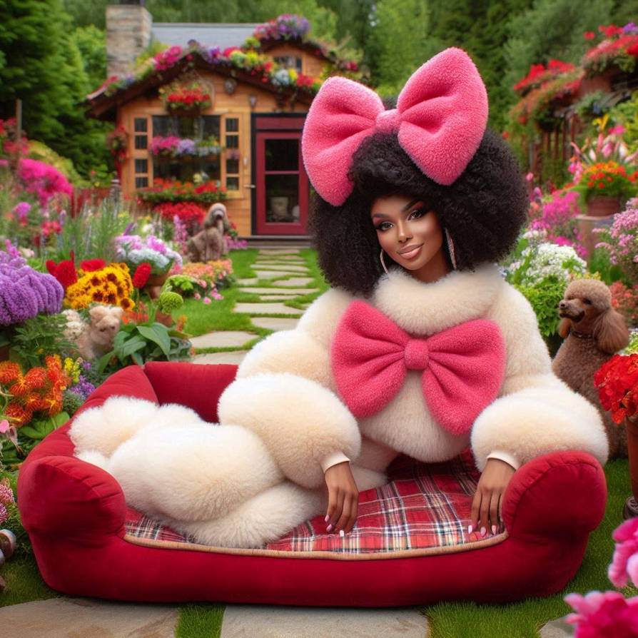 Cosette's Puppy House and Frolicking Garden by softkink on DeviantArt