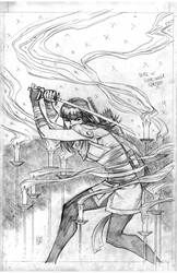 TMNT Villains Mirco #5: KARAI cover pencils