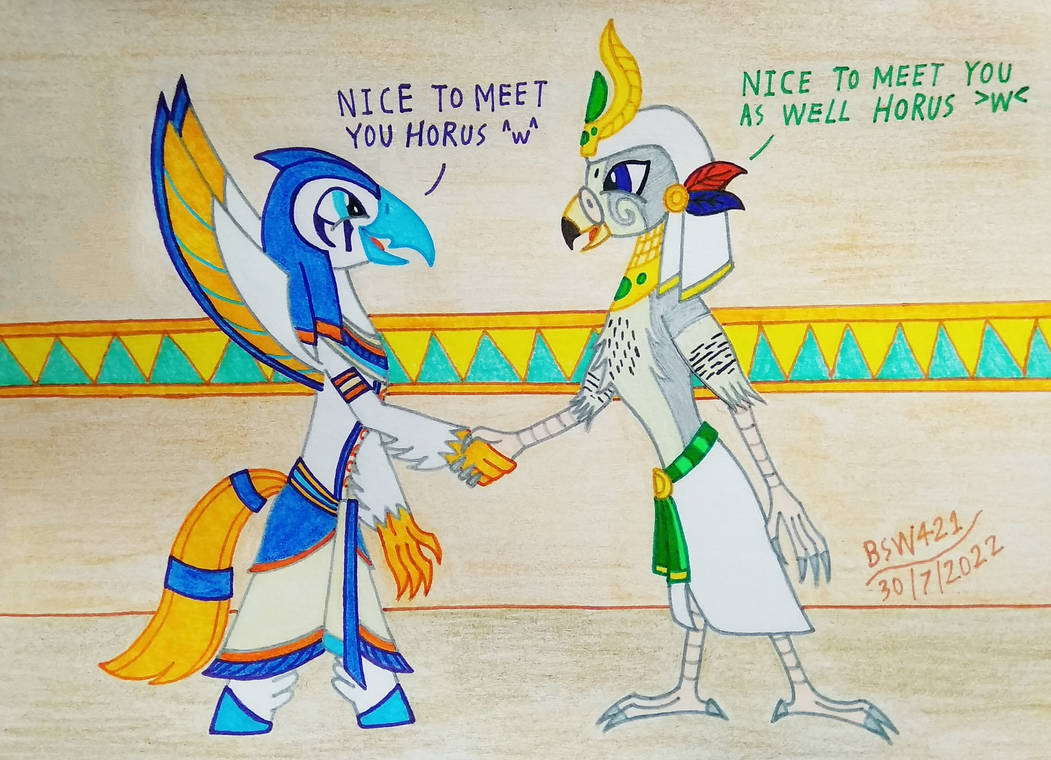 Prince Horus meet others Horus (Artfight)