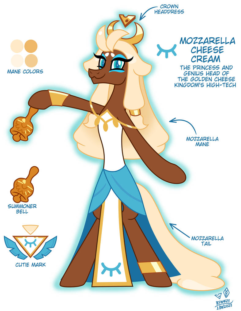 Princess Mozzarella Cheese Cream ref by BSW421 on DeviantArt