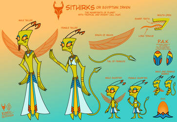 Sithirks or Egyptian Irken (Hollowverse AU) ref