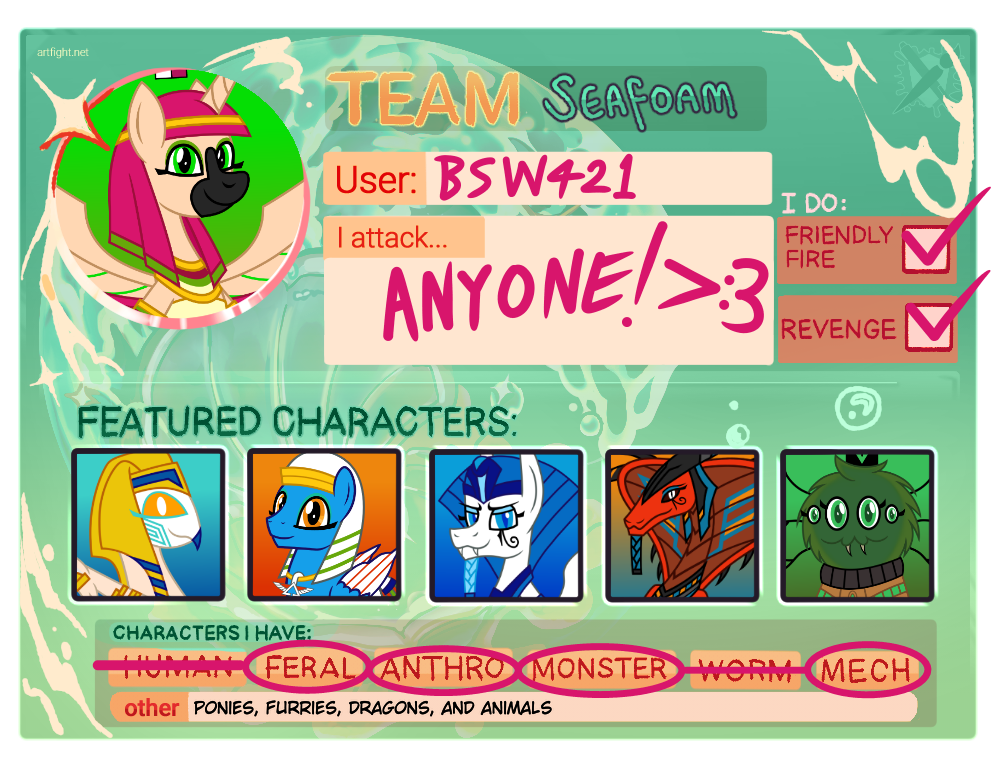 My Art Fight 2024 Seafoam Template by BSW421 on DeviantArt My Art Fight 2024 Seafoam Template by BSW421 on DeviantArt