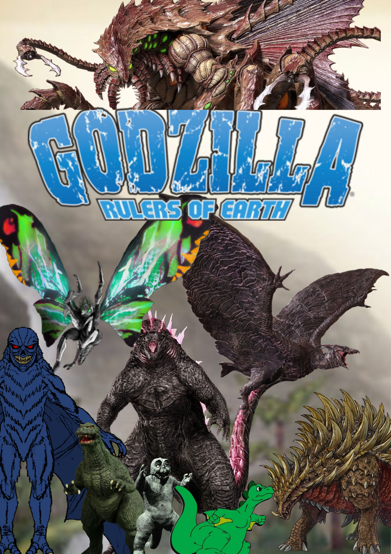 Godzilla 30 Rulers Of Earth Poster By Kajiuboy1995 On DeviantArt godzilla-30-rulers-of-earth-poster-by-kajiuboy1995-on-deviantart