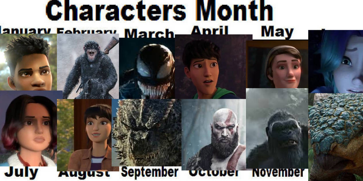 Abc Month Characters. Deviantart Character months by kajiuboy1995 on DeviantArt