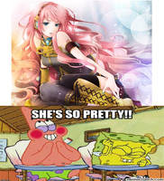 Spongebob and Patrick love Luka