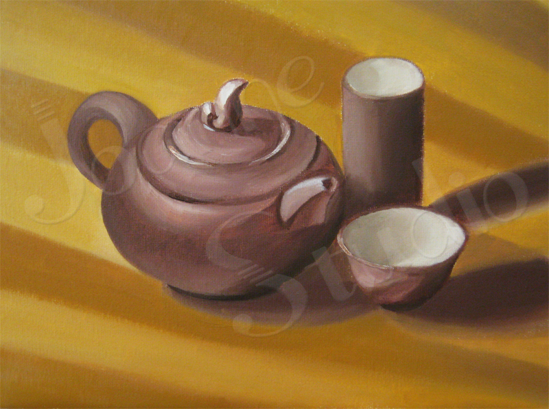 Teapot_oil on canvas